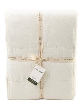 INUP HOME Made In Portugal Linen Comforter With Cotton Backing
